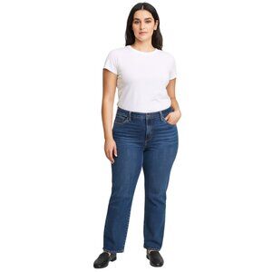 724 High Rise Straight Women's Jeans Medium Wash | Size: 32